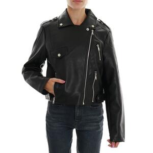 GIUBBOTTO ECOPELLE NERO